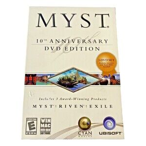 Myst: Riven Exile 10th Anniversary DVD Edition 3-Disc Set Ubisoft 2004 Ubisoft